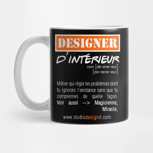 designer shirt french Mug